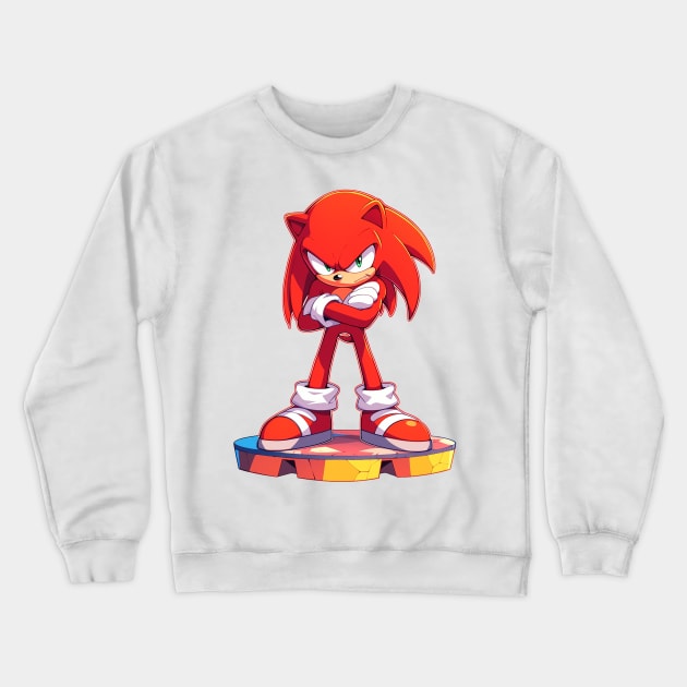 knuckles Crewneck Sweatshirt by piratesnow